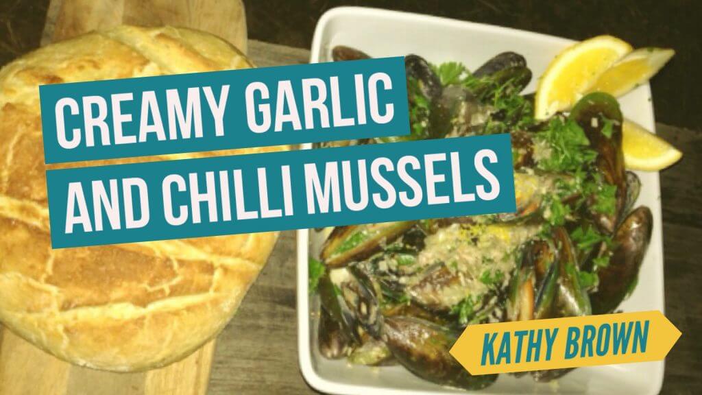 Creamy Garlic and Chilli Mussels